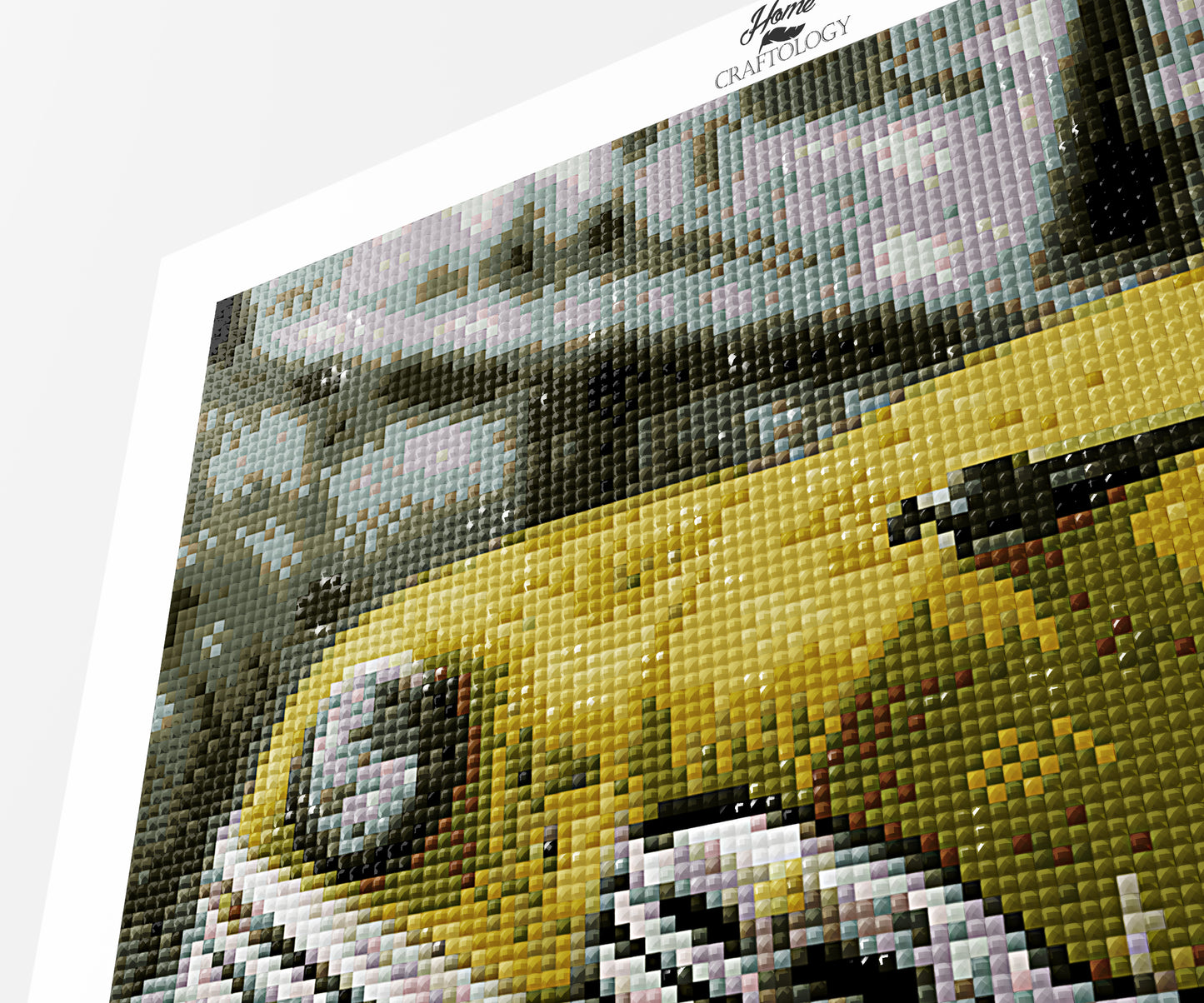Yellow Vintage Car - Premium Diamond Painting Kit