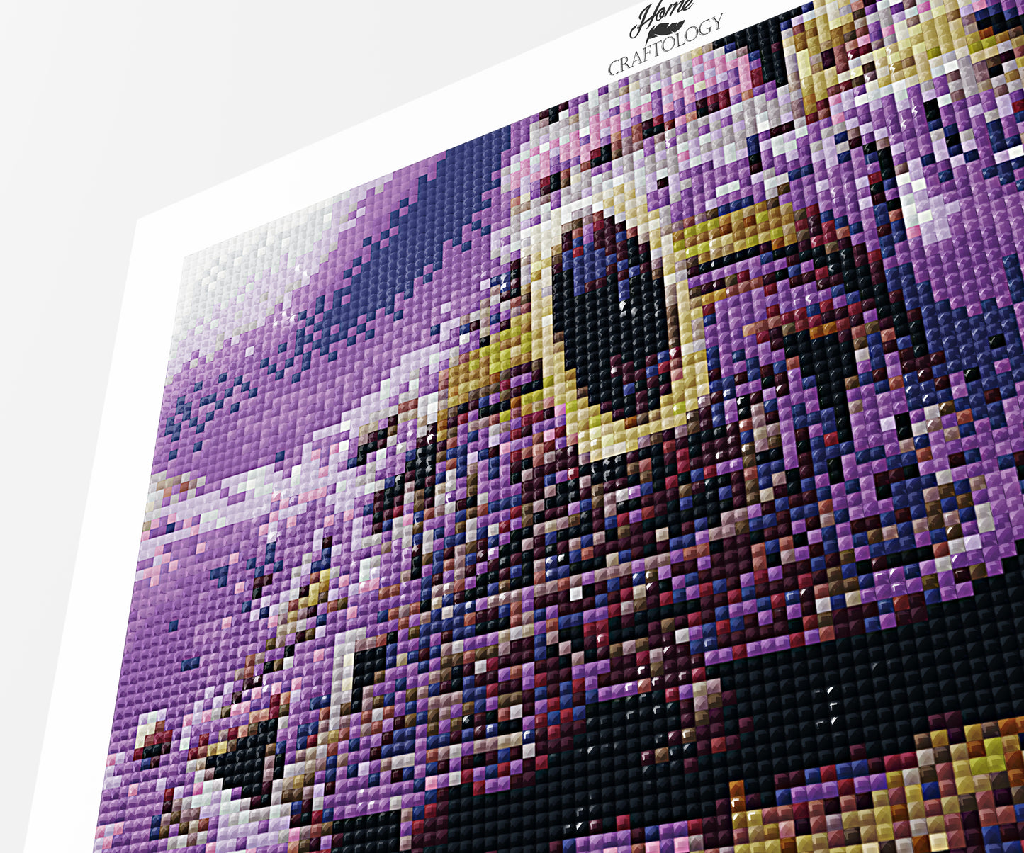 Purple Mask - Premium Diamond Painting Kit