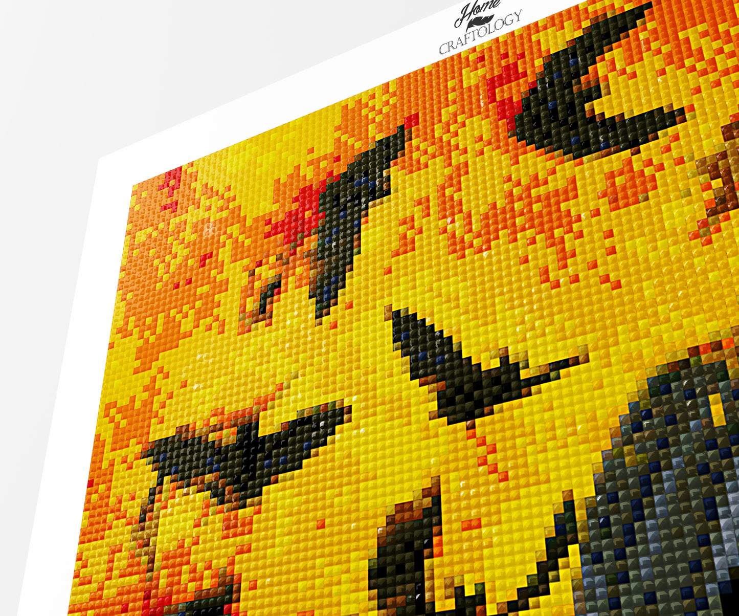 Pumpkin and Bats - Premium Diamond Painting Kit