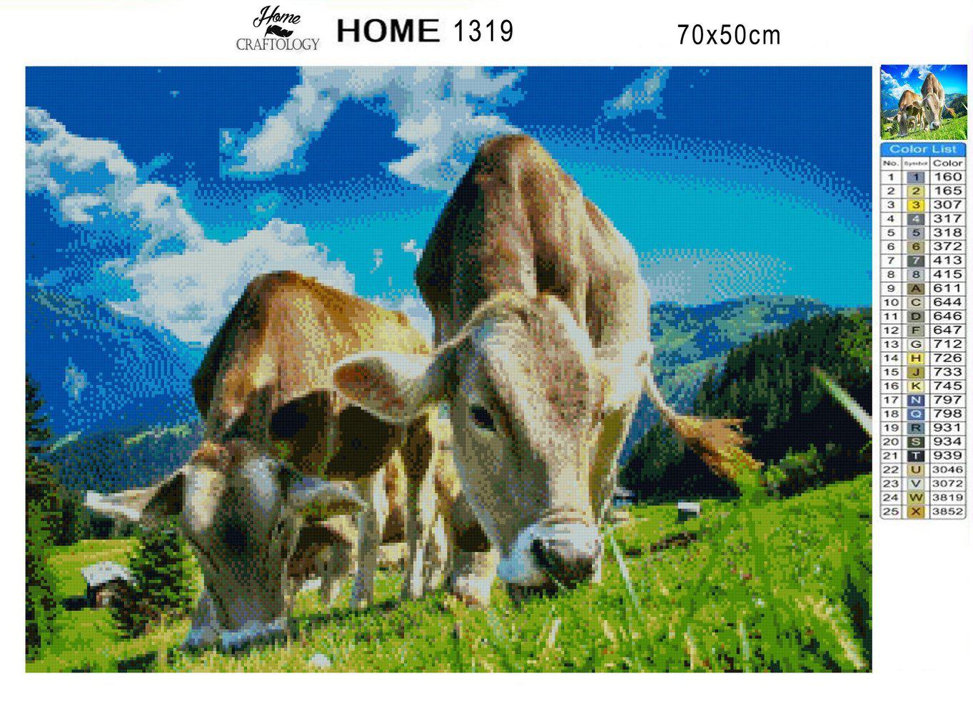 Cows - Premium Diamond Painting Kit