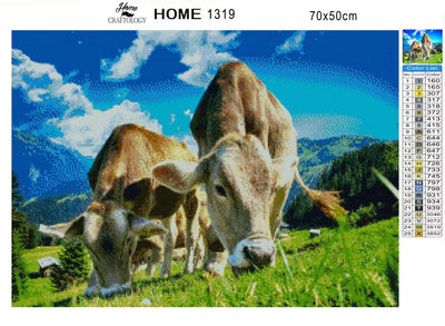 Cows - Premium Diamond Painting Kit