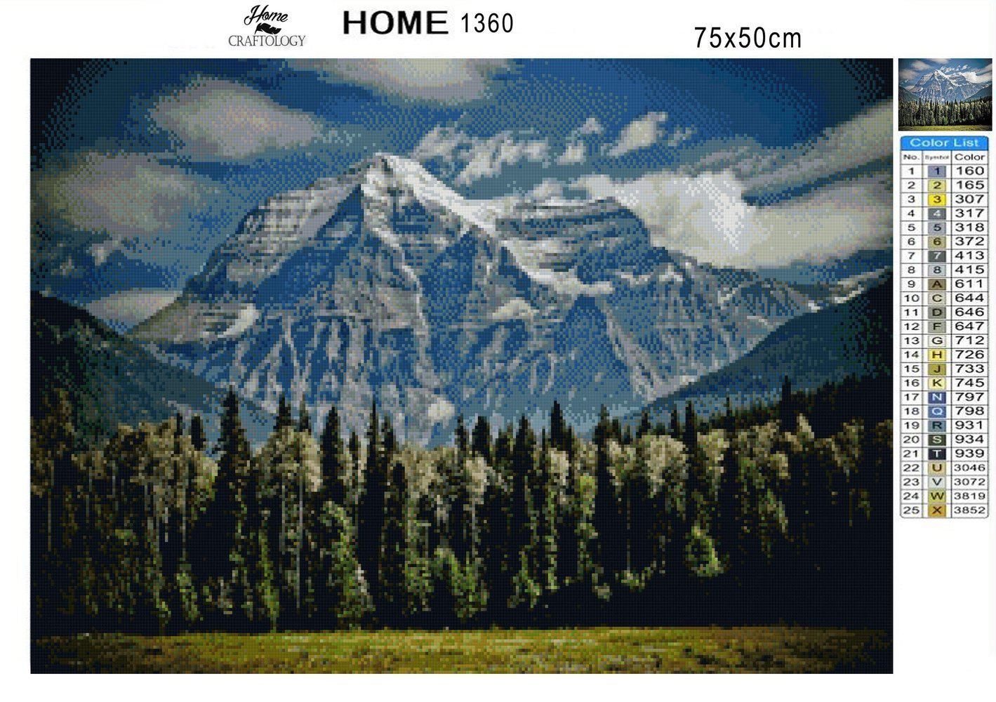 Mount Robson - Premium Diamond Painting Kit