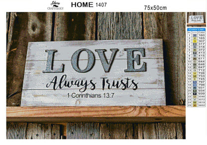 Love Always Trusts - Premium Diamond Painting Kit