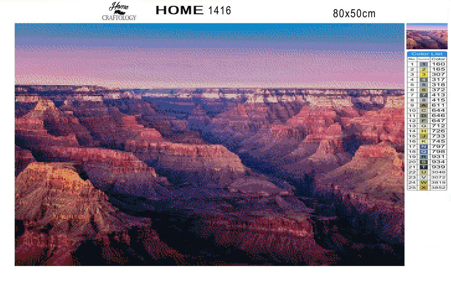 Grand Canyon - Premium Diamond Painting Kit