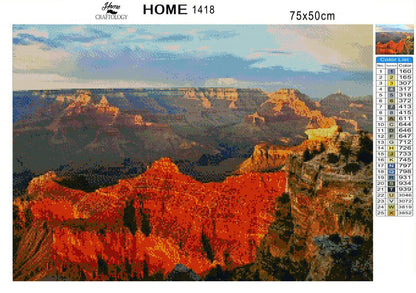 Sunset at Grand Canyon - Premium Diamond Painting Kit