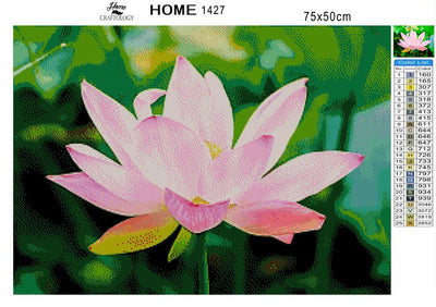 Lotus Flower - Premium Diamond Painting Kit