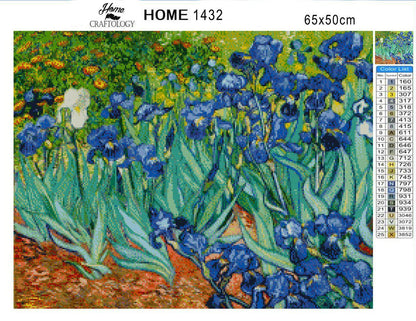 Irises - Premium Diamond Painting Kit