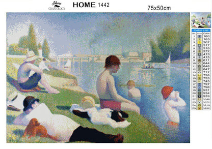 Bathers at Asnières - Premium Diamond Painting Kit