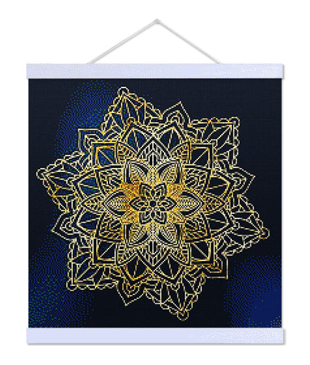 Gold Mandala - Premium Diamond Painting Kit