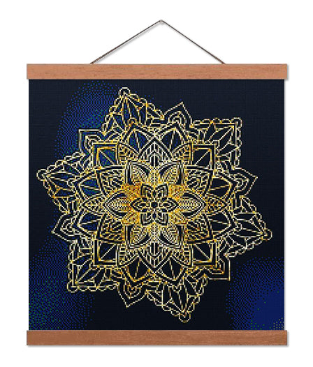 Gold Mandala - Premium Diamond Painting Kit