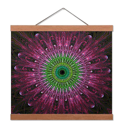 Peacock Mandala - Premium Diamond Painting Kit