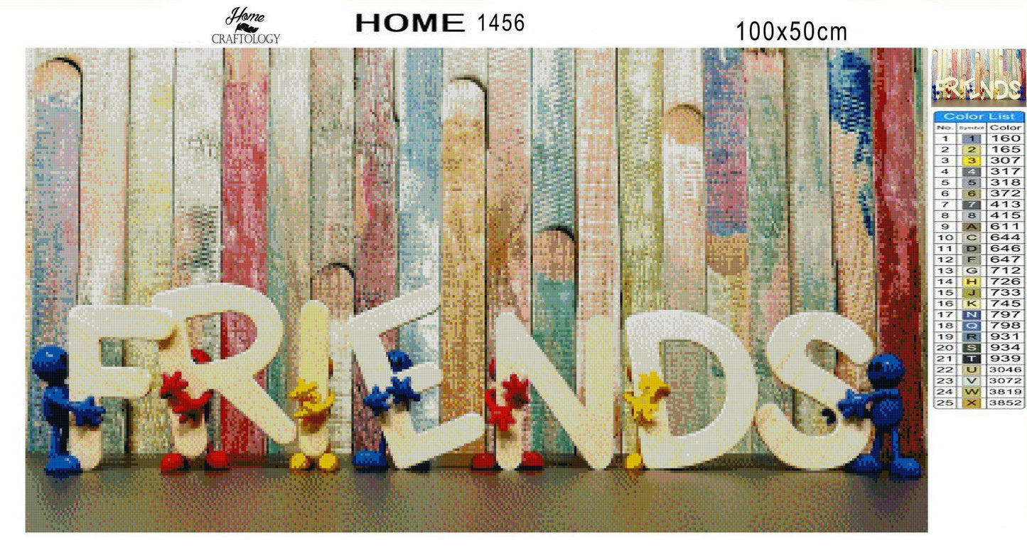 Friends Together - Premium Diamond Painting Kit