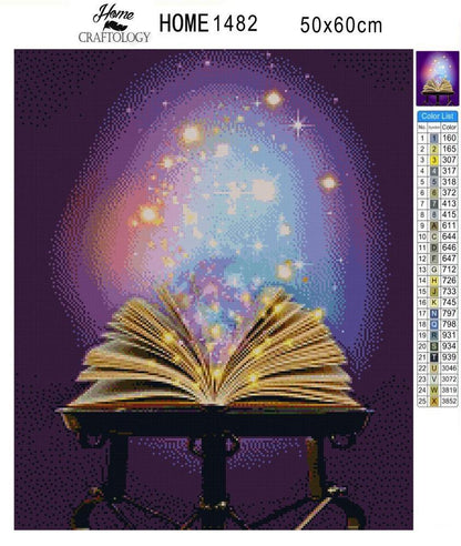 Book of Magic - Premium Diamond Painting Kit