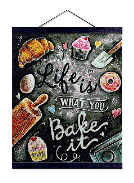 Life is What you Bake it - Exclusive Premium Diamond Painting Kit