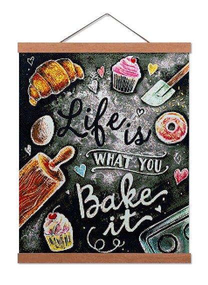 Life is What you Bake it - Exclusive Premium Diamond Painting Kit