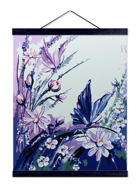 Purple Butterfly - Premium Diamond Painting Kit