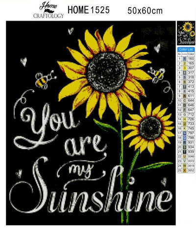 You are my Sunshine - Premium Diamond Painting Kit