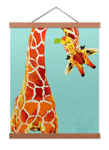 Upside Down Giraffe - Exclusive Premium Diamond Painting Kit