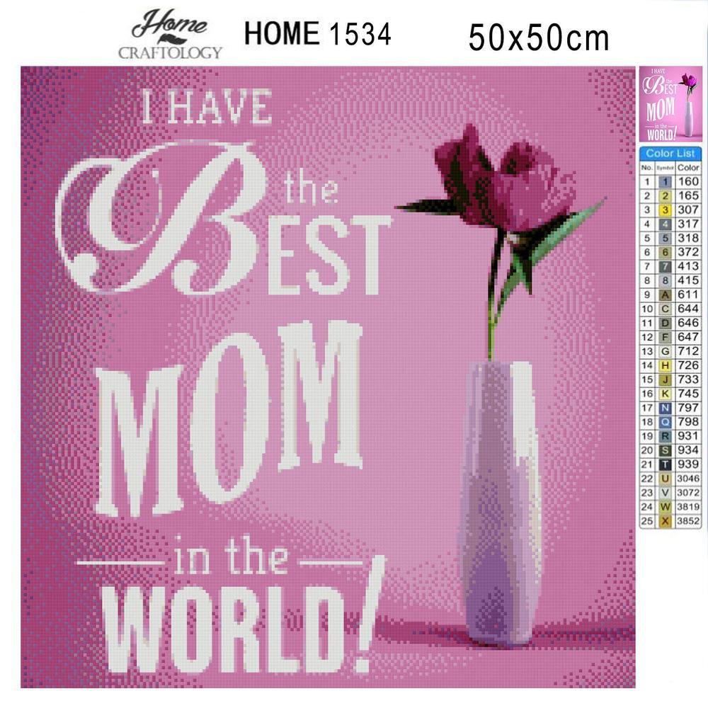The Best Mom - Premium Diamond Painting Kit