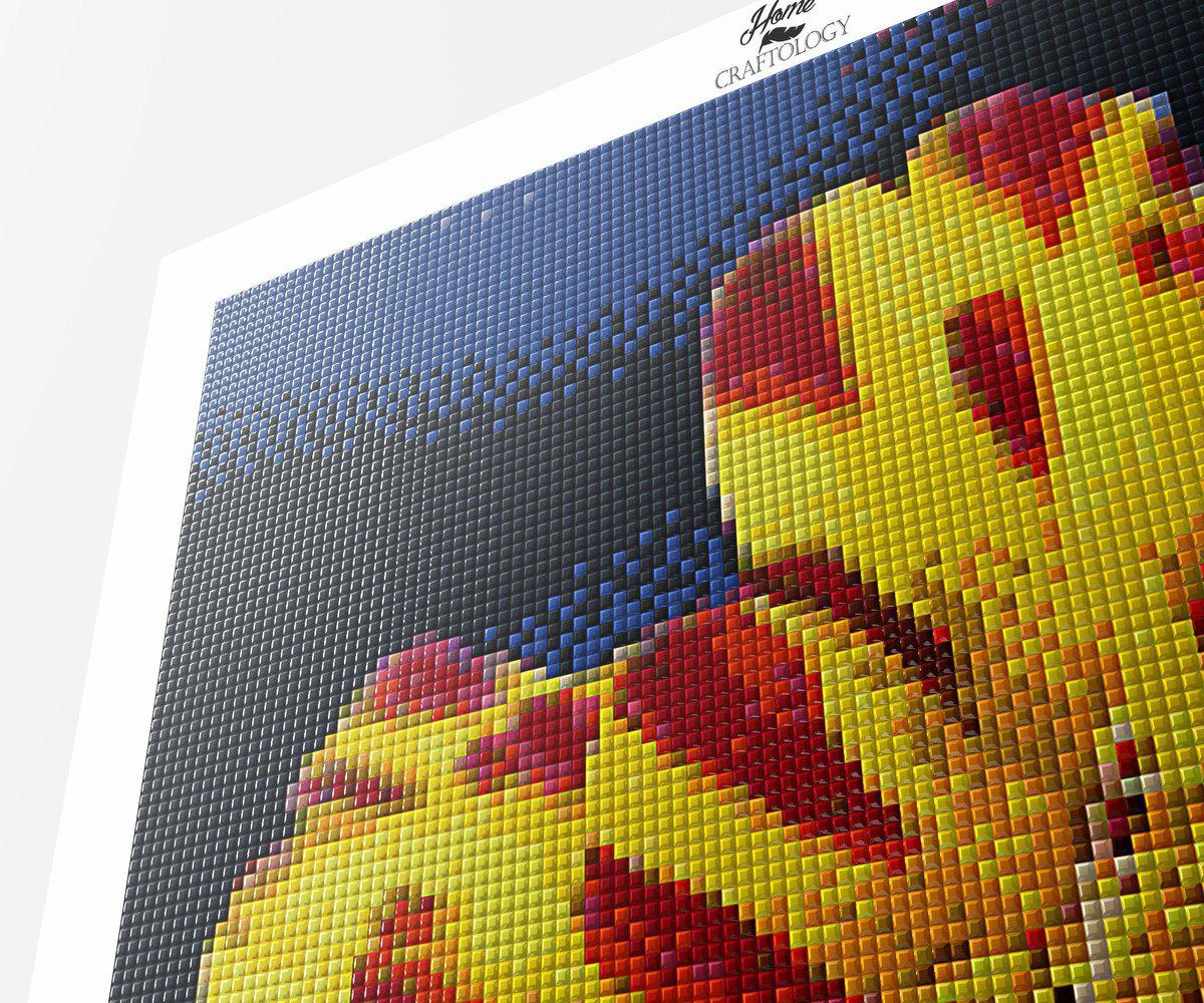 Yellow Orchid - Premium Diamond Painting Kit
