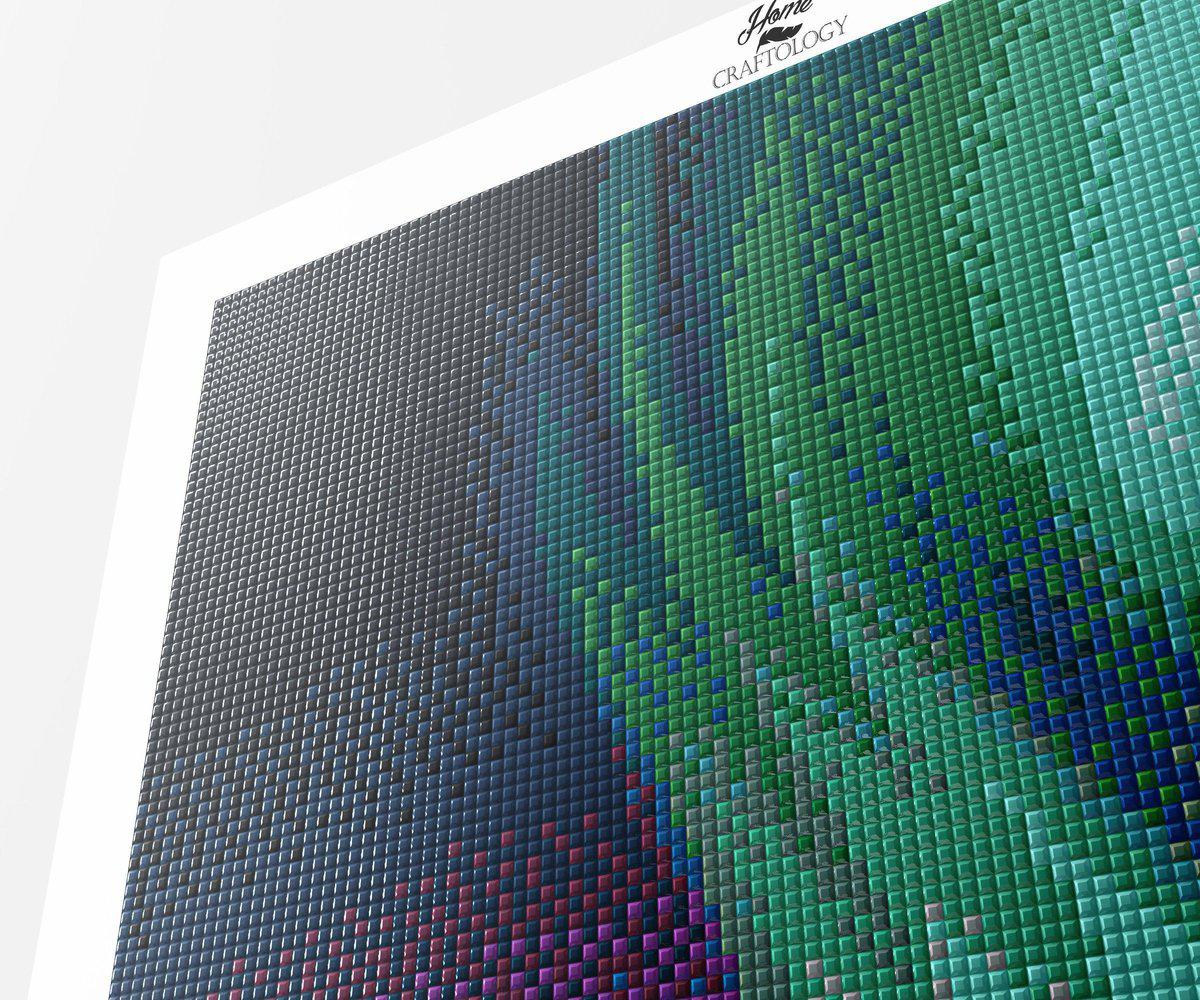 Northern Lights Swirl- Premium Diamond Painting Kit