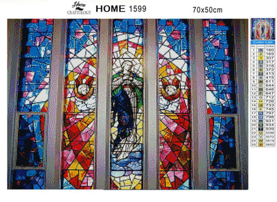 Church Glass Window - Premium Diamond Painting Kit