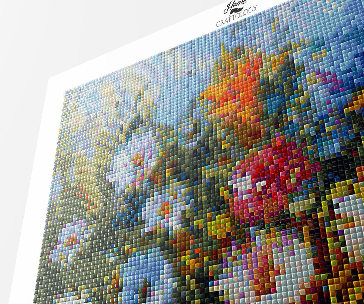 Colorful Bouquet - Exclusive Premium Diamond Painting Kit