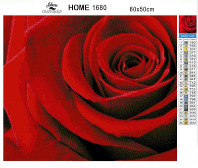 Single Red Rose - Premium Diamond Painting Kit