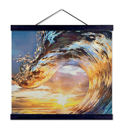 Sunrise Wave - Exclusive Premium Diamond Painting Kit