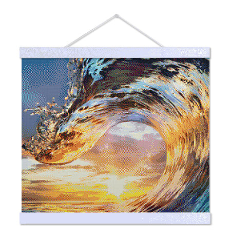 Sunrise Wave - Exclusive Premium Diamond Painting Kit