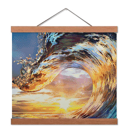 Sunrise Wave - Premium Diamond Painting Kit
