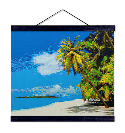 Tropical Beach - Exclusive Premium Diamond Painting Kit