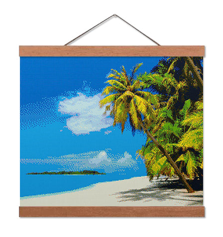 Tropical Beach - Exclusive Premium Diamond Painting Kit