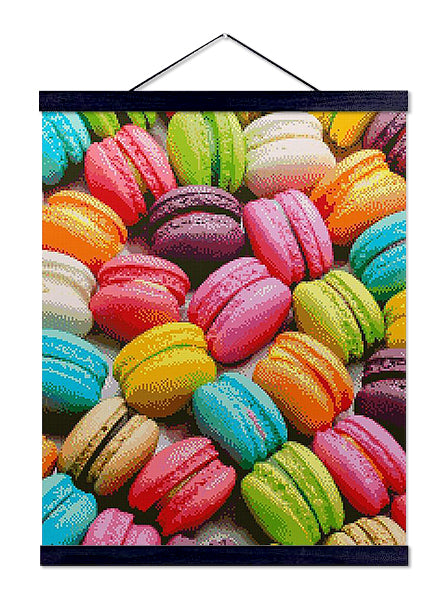 Yummy Macarons - Exclusive Premium Diamond Painting Kit