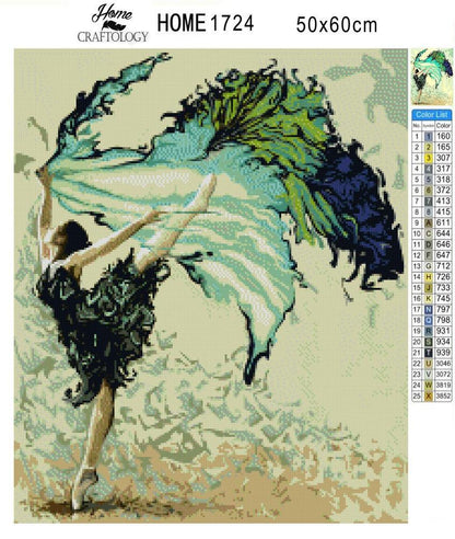 Moved by Dance - Exclusive Premium Diamond Painting Kit