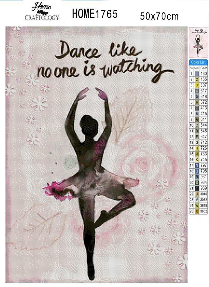 Dance Like No One's Watching - Premium Diamond Painting Kit