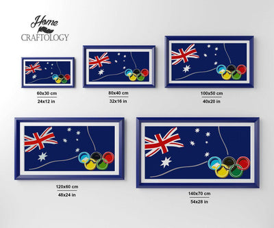 Australia Olympics - Premium Diamond Painting Kit