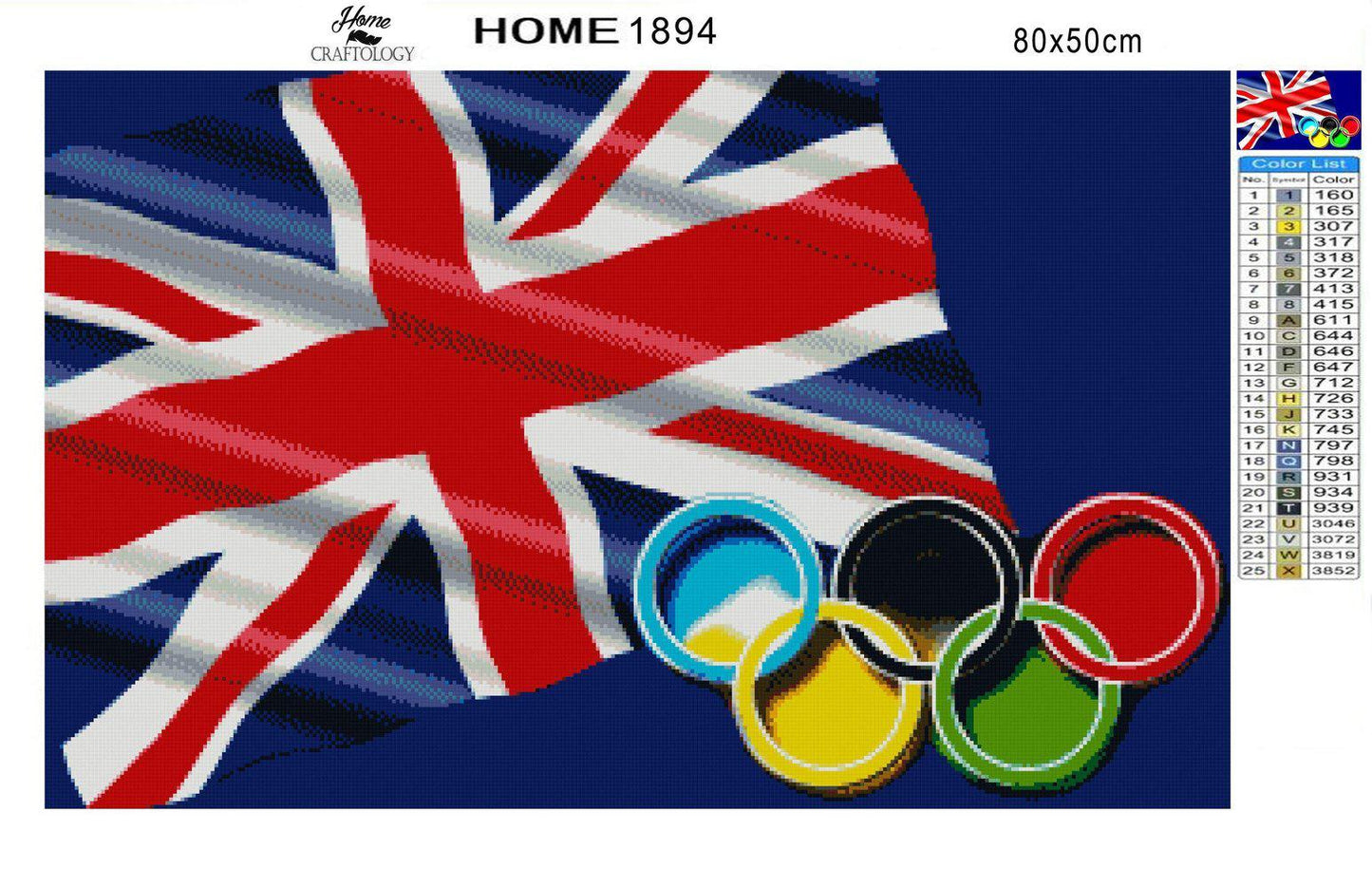 UK Olympics - Premium Diamond Painting Kit