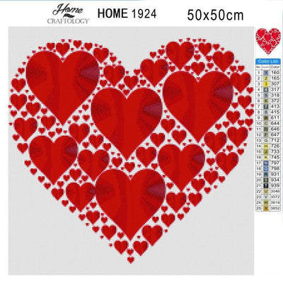 Heart of Hearts - Premium Diamond Painting Kit