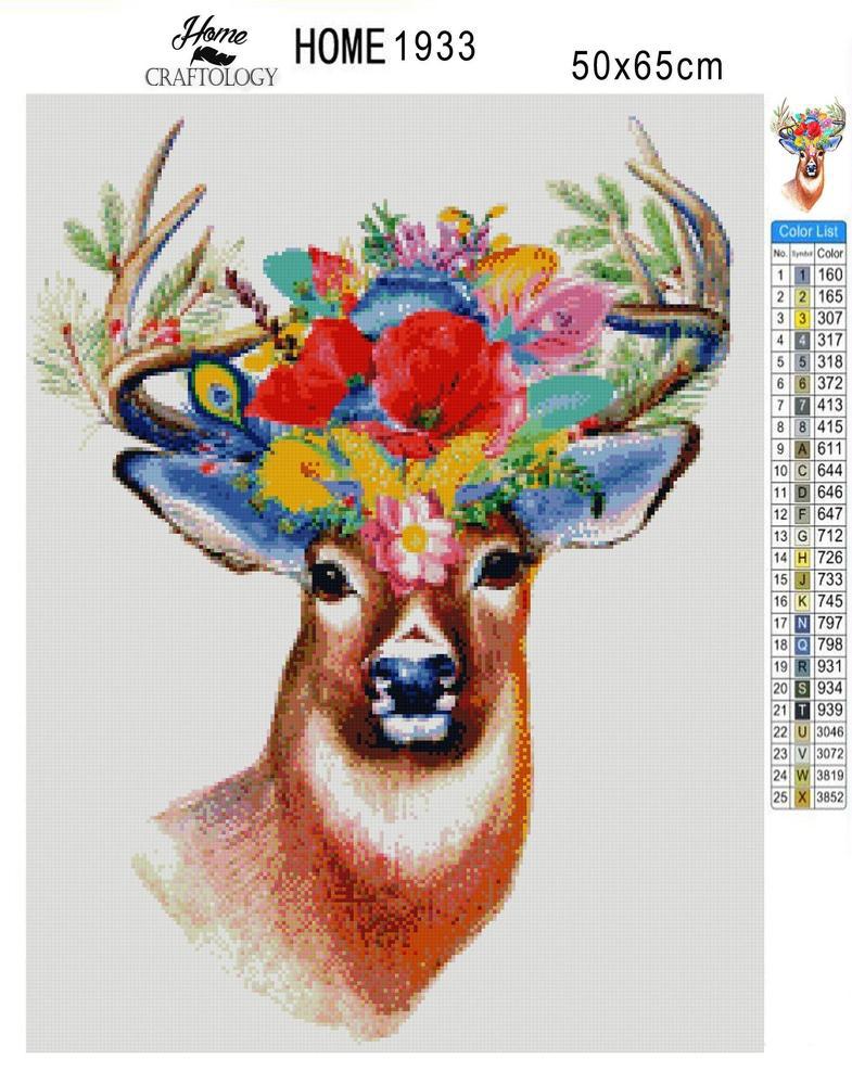 Stag Painting - Premium Diamond Painting Kit