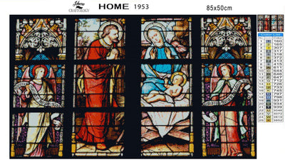 Church Stained Glass Windows - Premium Diamond Painting Kit