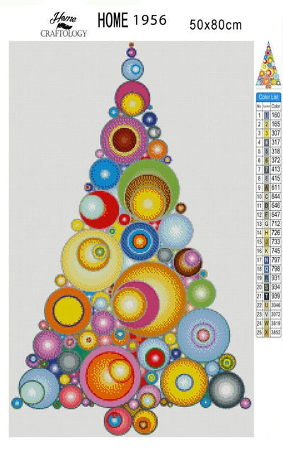 Joyful Christmas Tree - Premium Diamond Painting Kit