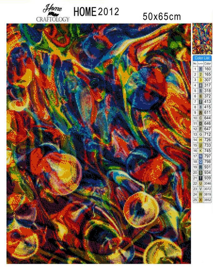 Mixture of Different Colors - Premium Diamond Painting Kit