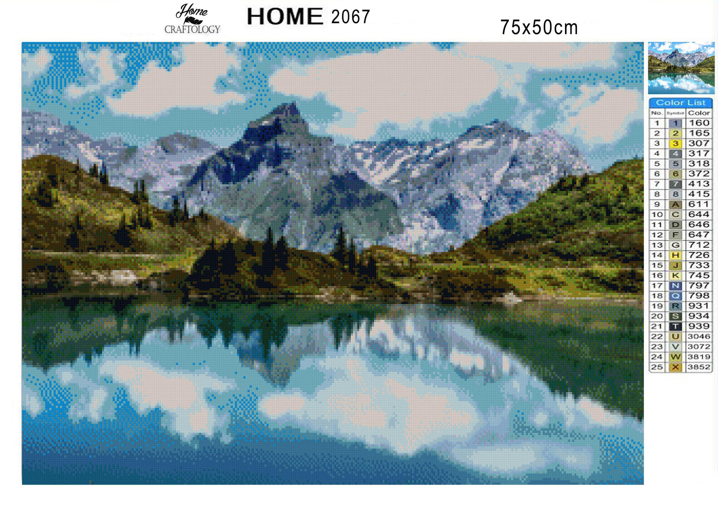 Titlis Mountain - Premium Diamond Painting Kit