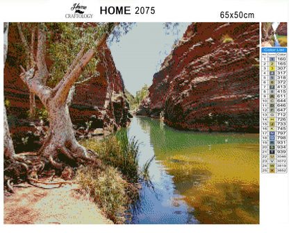 Karijini National Park - Premium Diamond Painting Kit