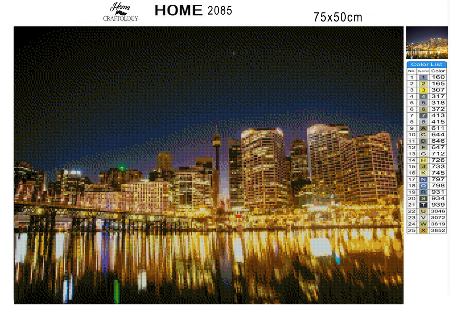 Sydney's Skyline - Premium Diamond Painting Kit