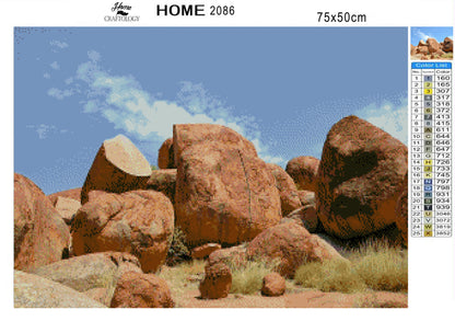 The Devils Marbles - Premium Diamond Painting Kit