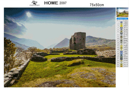 Dolbadarn Castle - Premium Diamond Painting Kit