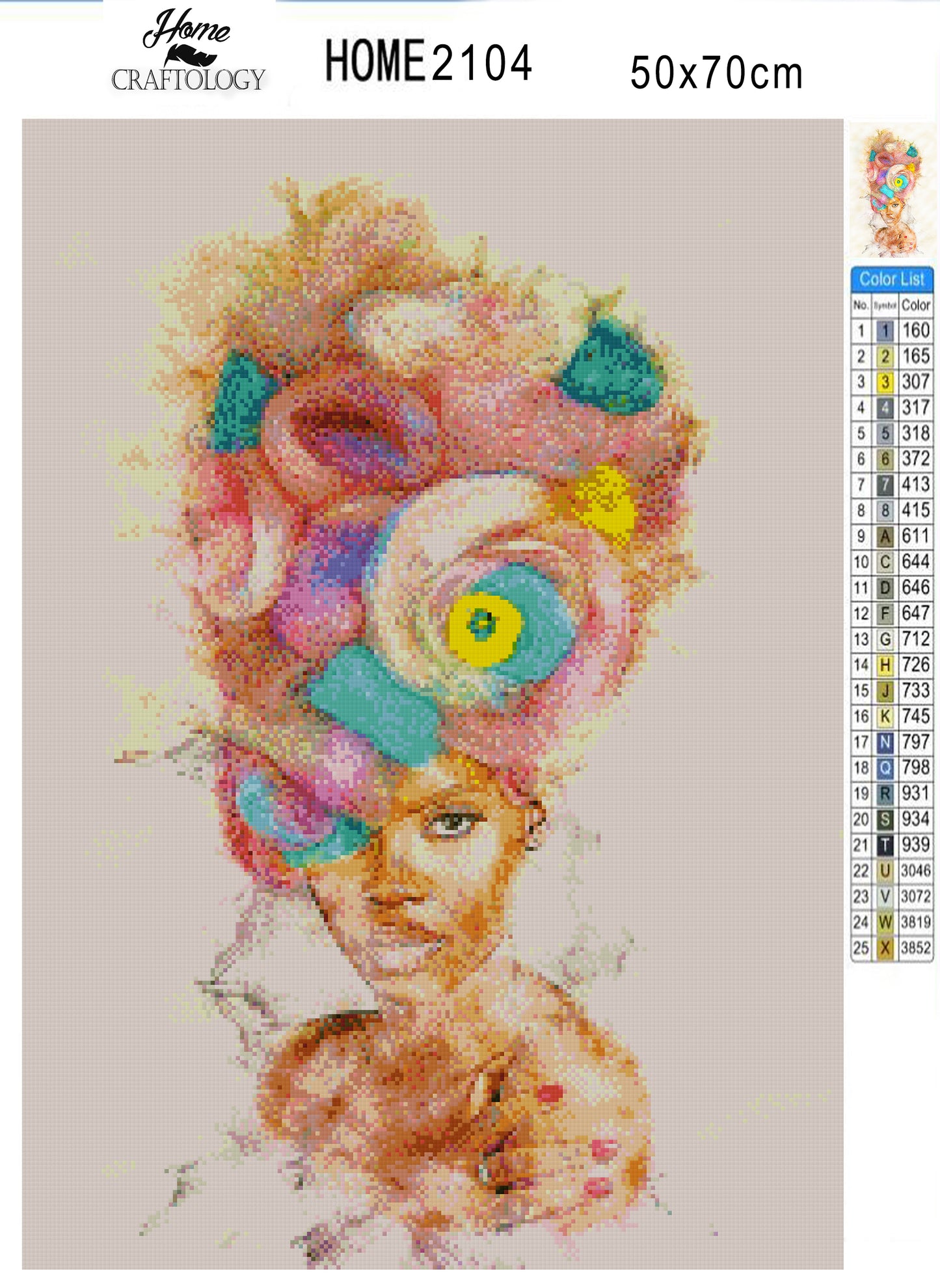 Beautiful African Woman - Premium Diamond Painting Kit