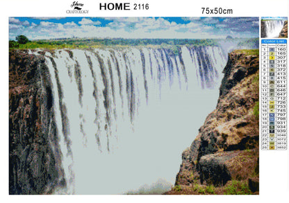 Victoria Falls - Premium Diamond Painting Kit